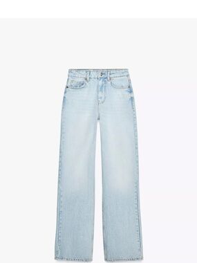 Zara Light Wash Wide Leg Women’s Jeans - Light Blue
